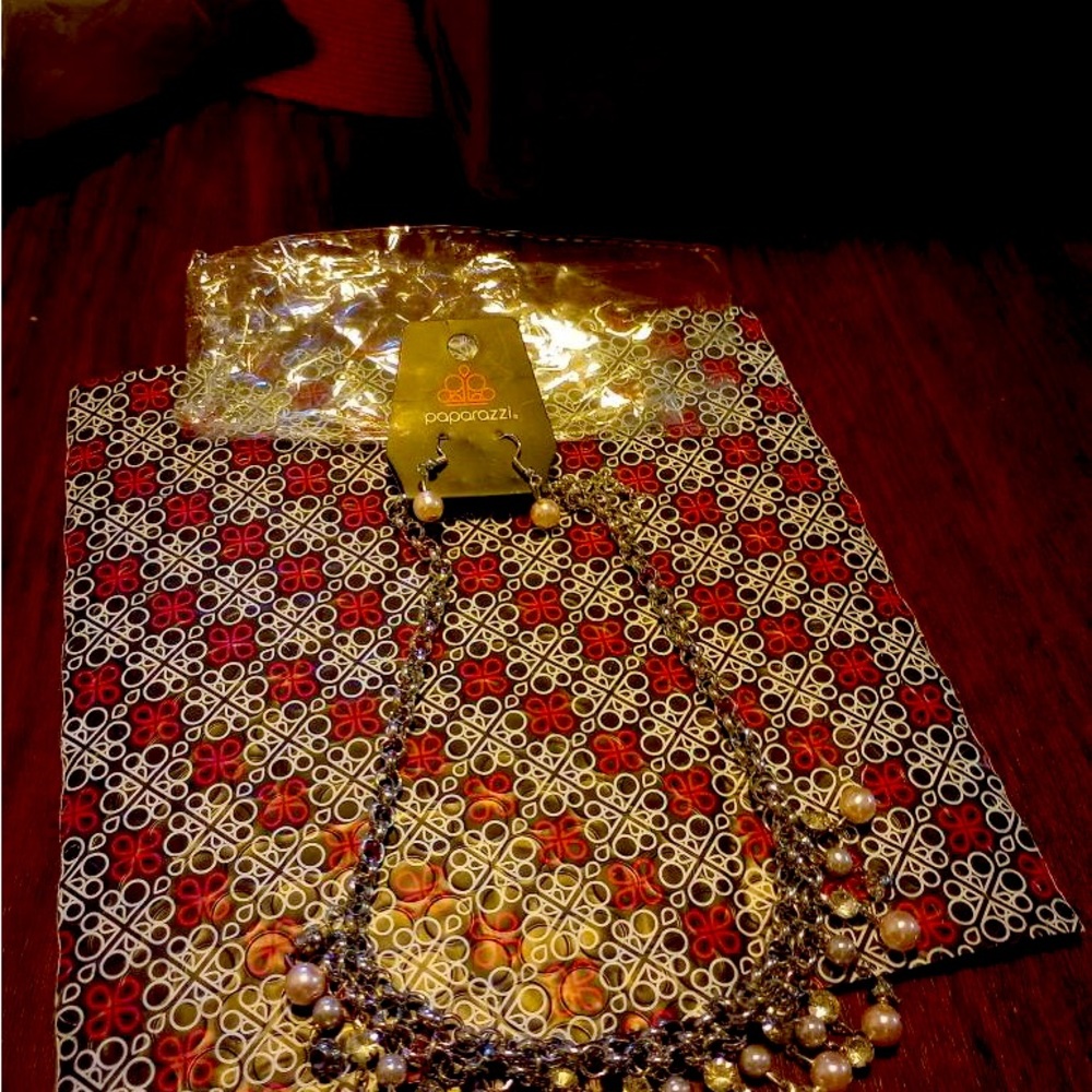 Necklace and earrings